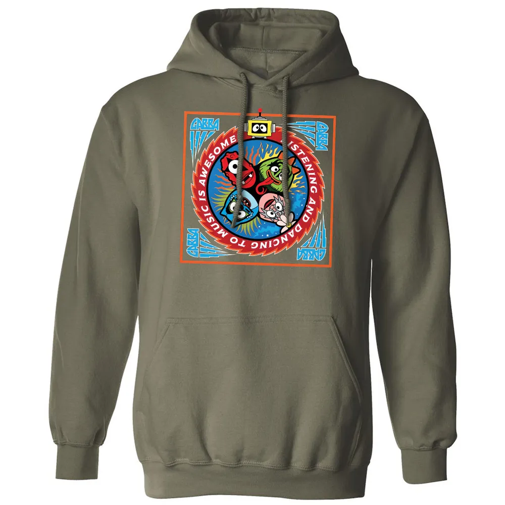 Listening and Dancing Yo Gabba Gabba! - Military Green - 4