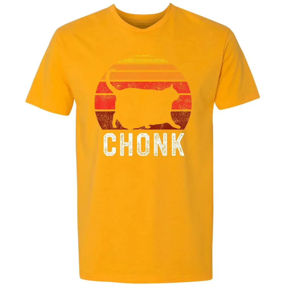 Funny Fat Cats Meme, Chonk Cat Premium Unisex T-shirt - 11