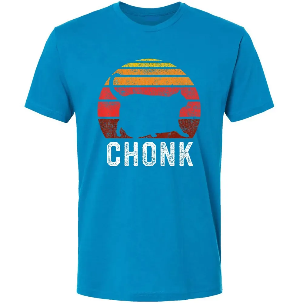 Funny Fat Cats Meme, Chonk Cat Premium Unisex T-shirt - 15