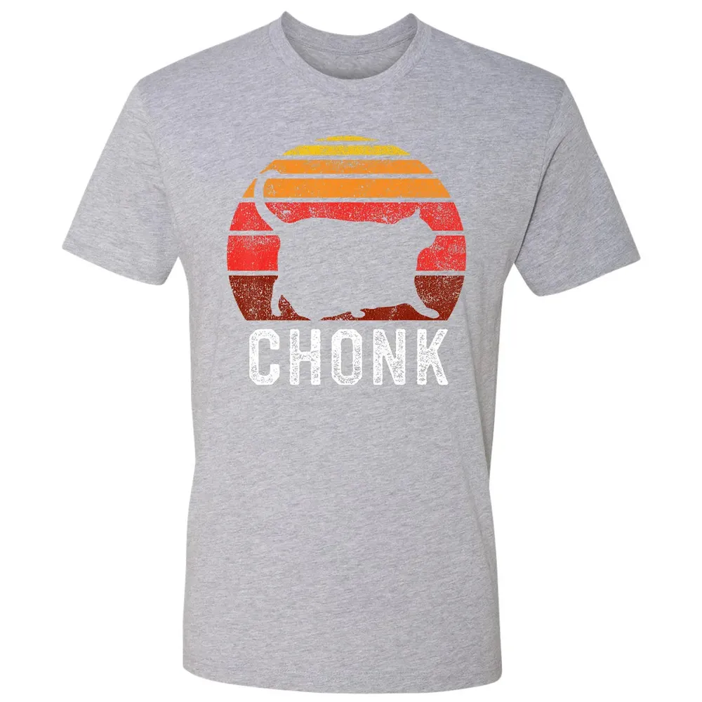 Funny Fat Cats Meme, Chonk Cat Premium Unisex T-shirt - 9