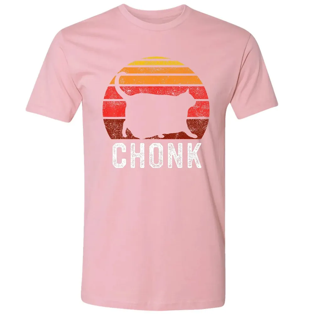 Funny Fat Cats Meme, Chonk Cat Premium Unisex T-shirt - 3