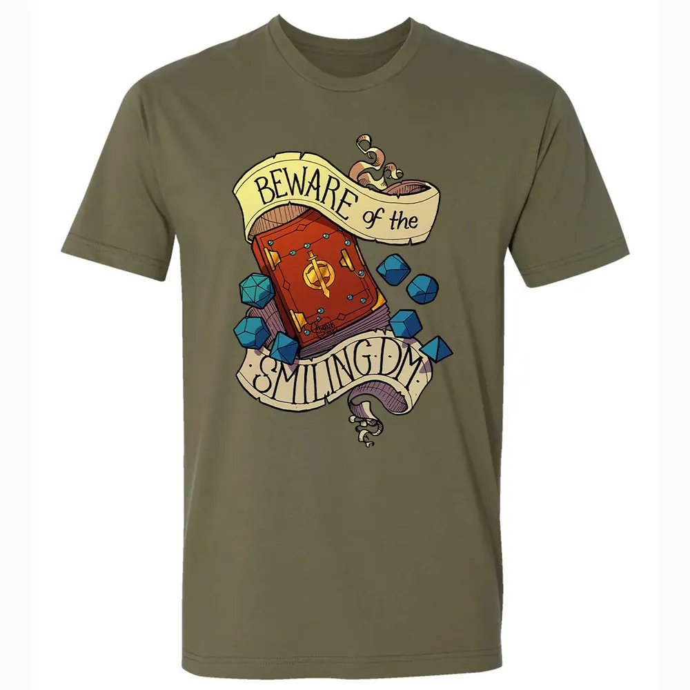 Beware of the Smiling Dungeon Master Premium Unisex T-shirt - 5