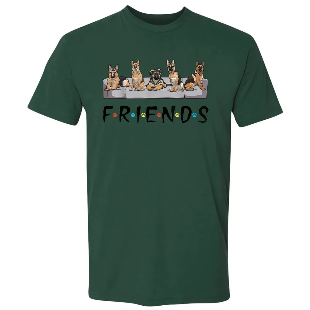 German Shepherd FRIEND Premium Unisex T-shirt - 12