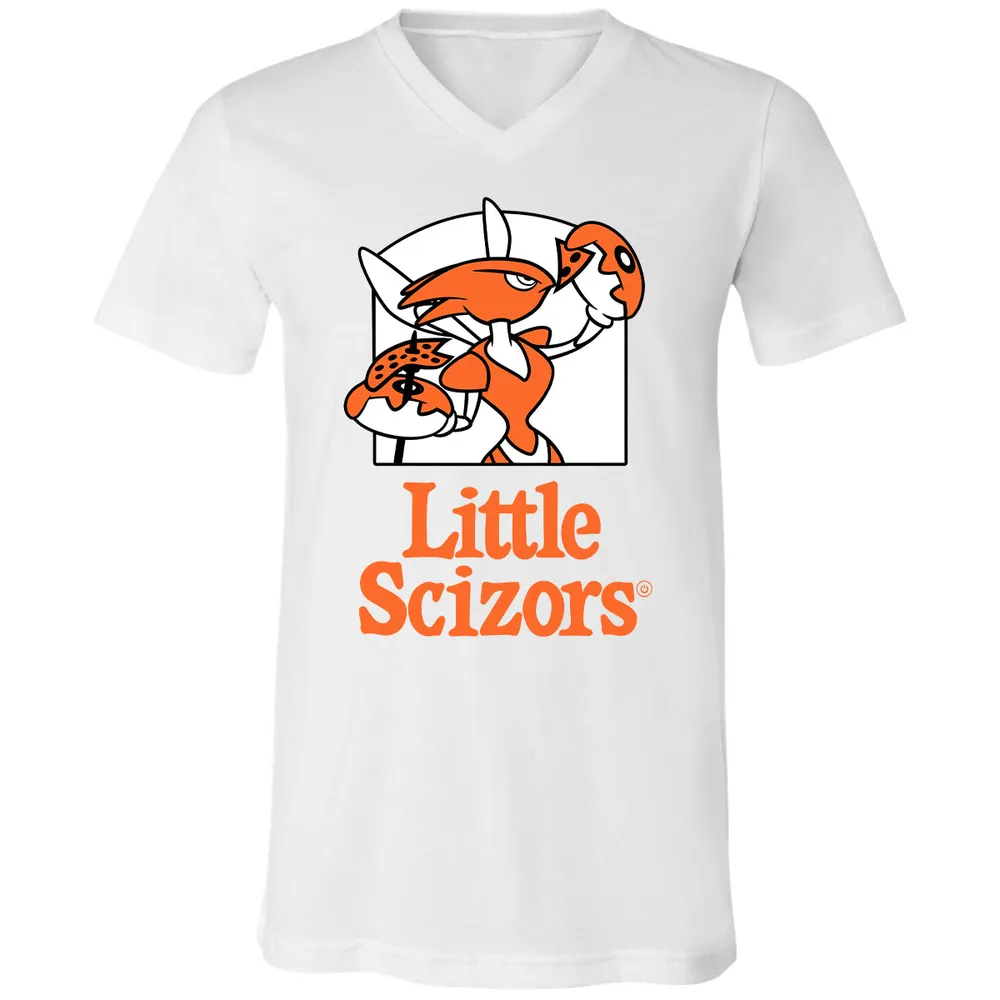 Unisex V-neck T-shirt - MAR85384 - White - 5