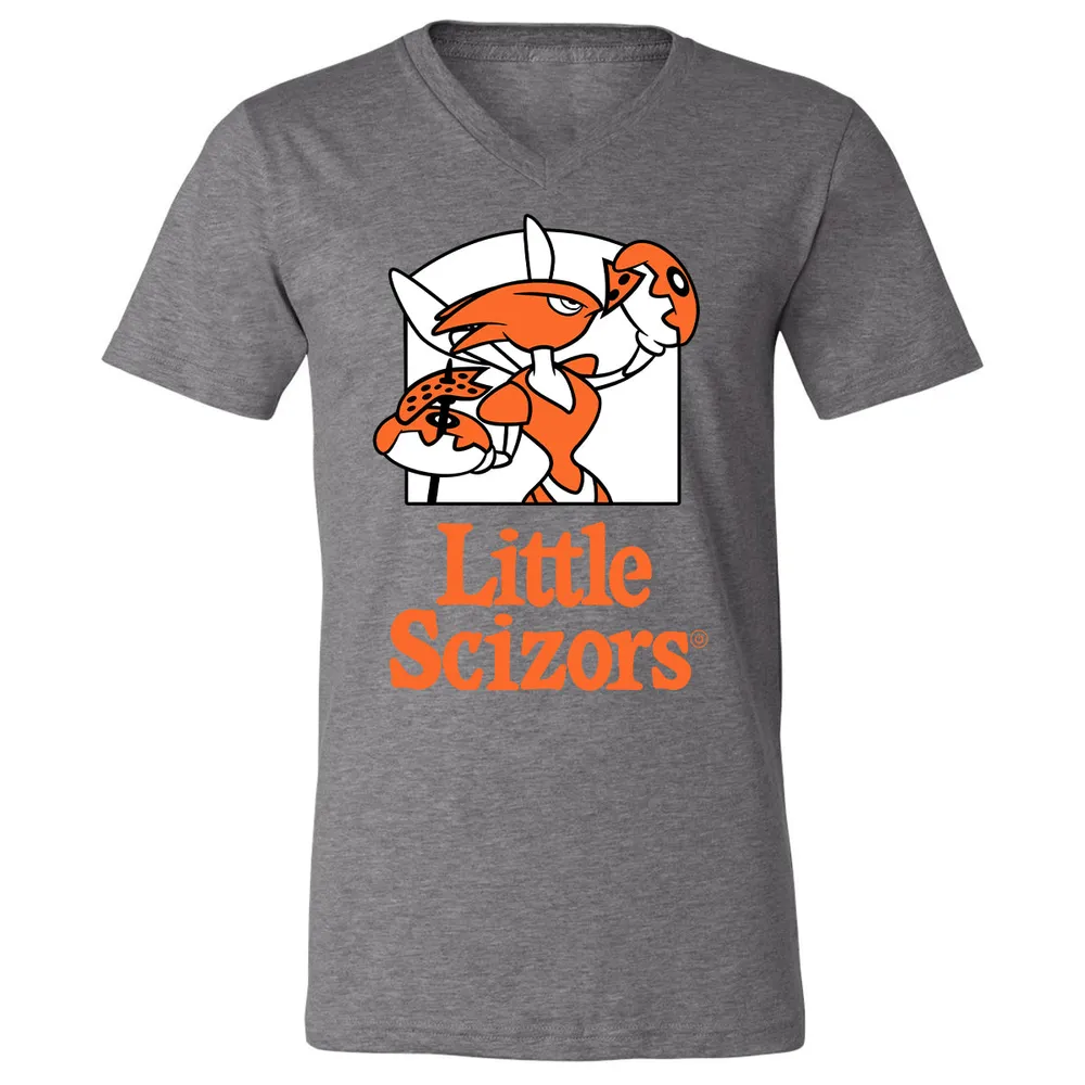 Unisex V-neck T-shirt - MAR85384 - Deep Heather - 13