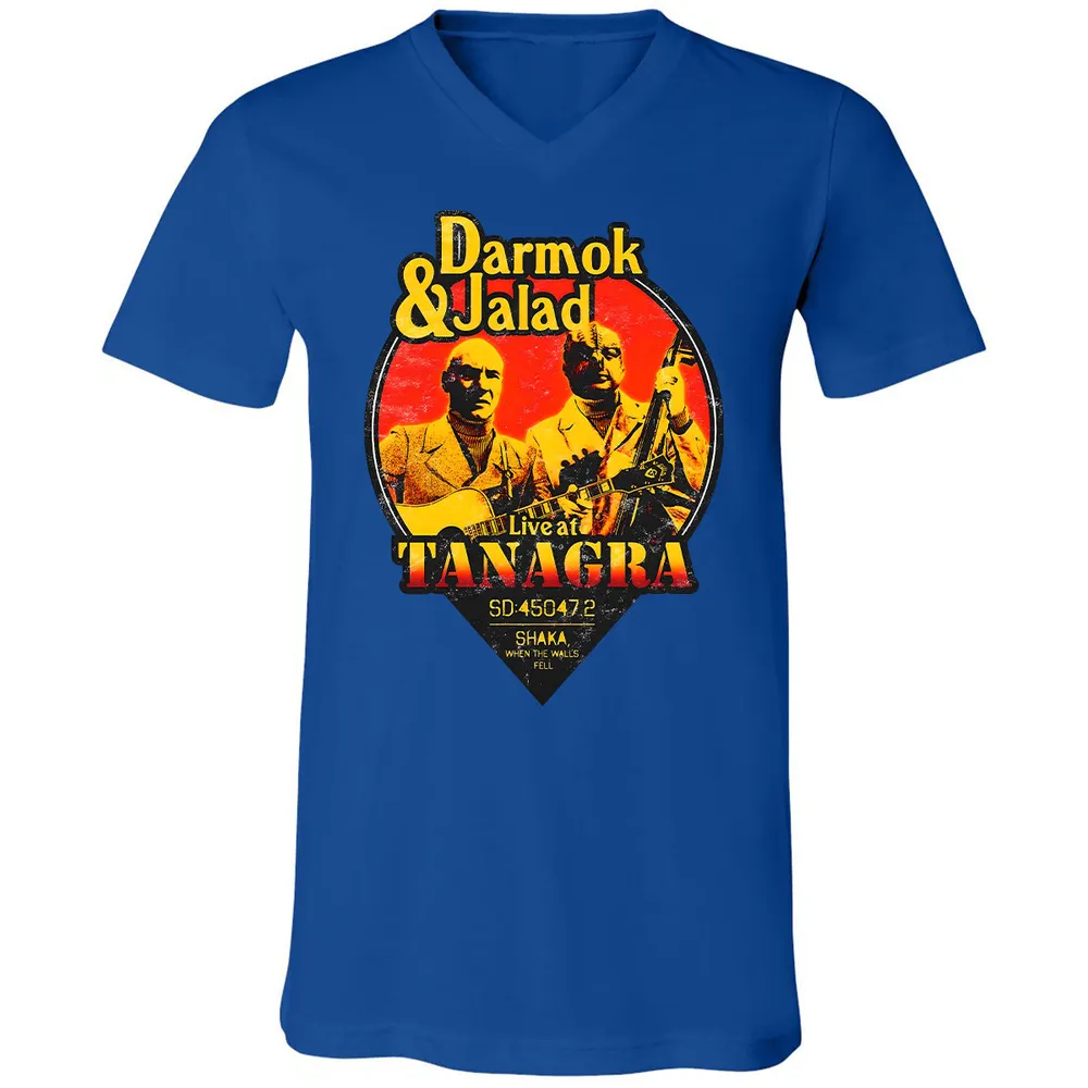 Unisex V-neck T-shirt - 4TV74EF4 - True Royal - 4