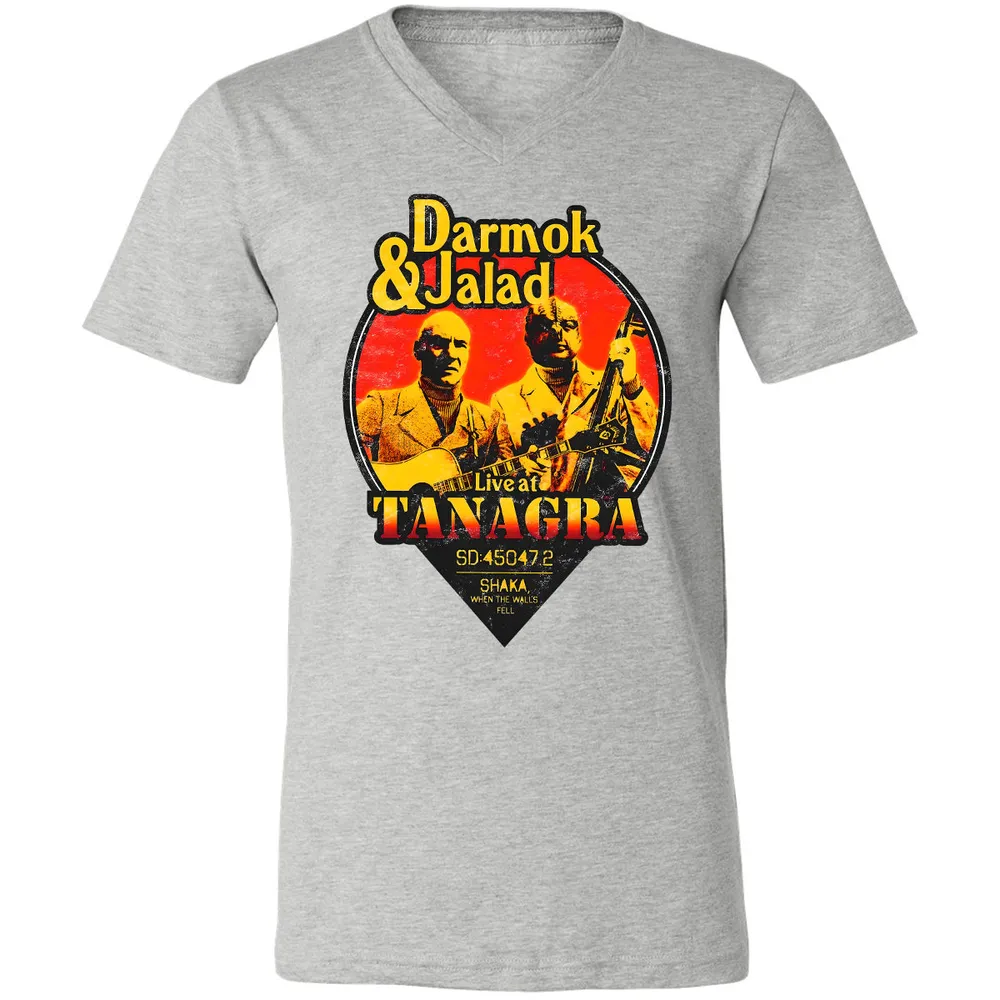 Unisex V-neck T-shirt - 4TV74EF4 - Athletic Heather - 7
