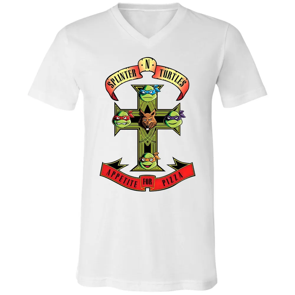 Unisex V-neck T-shirt - XPBY2S28 - White - 5