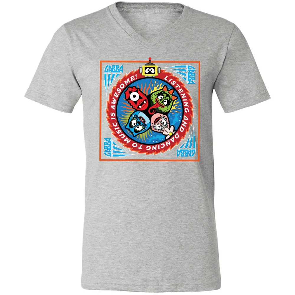 Listening and Dancing Yo Gabba Gabba! - Athletic Heather - 7