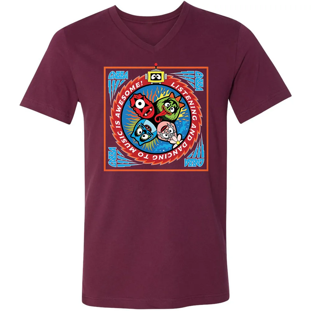 Listening and Dancing Yo Gabba Gabba! - Maroon - 6