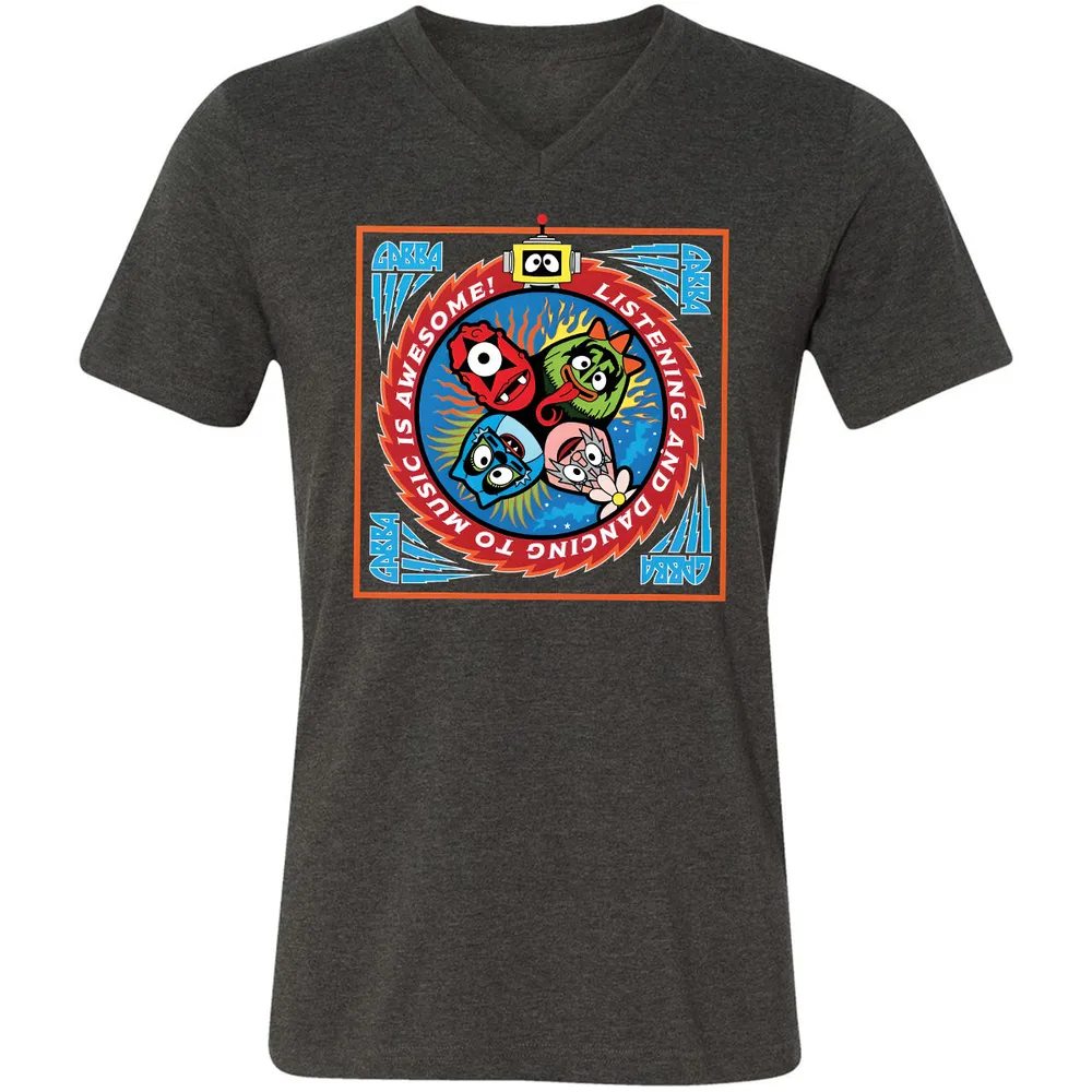Listening and Dancing Yo Gabba Gabba! - Dark Grey Heather - 8