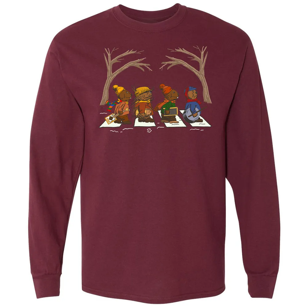 Long Sleeve T-Shirt - 9JSES1YR - Maroon - 11