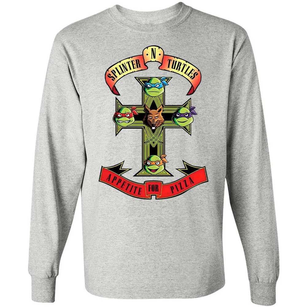 Long Sleeve T-Shirt - P5DT8JWJ - Ash - 7