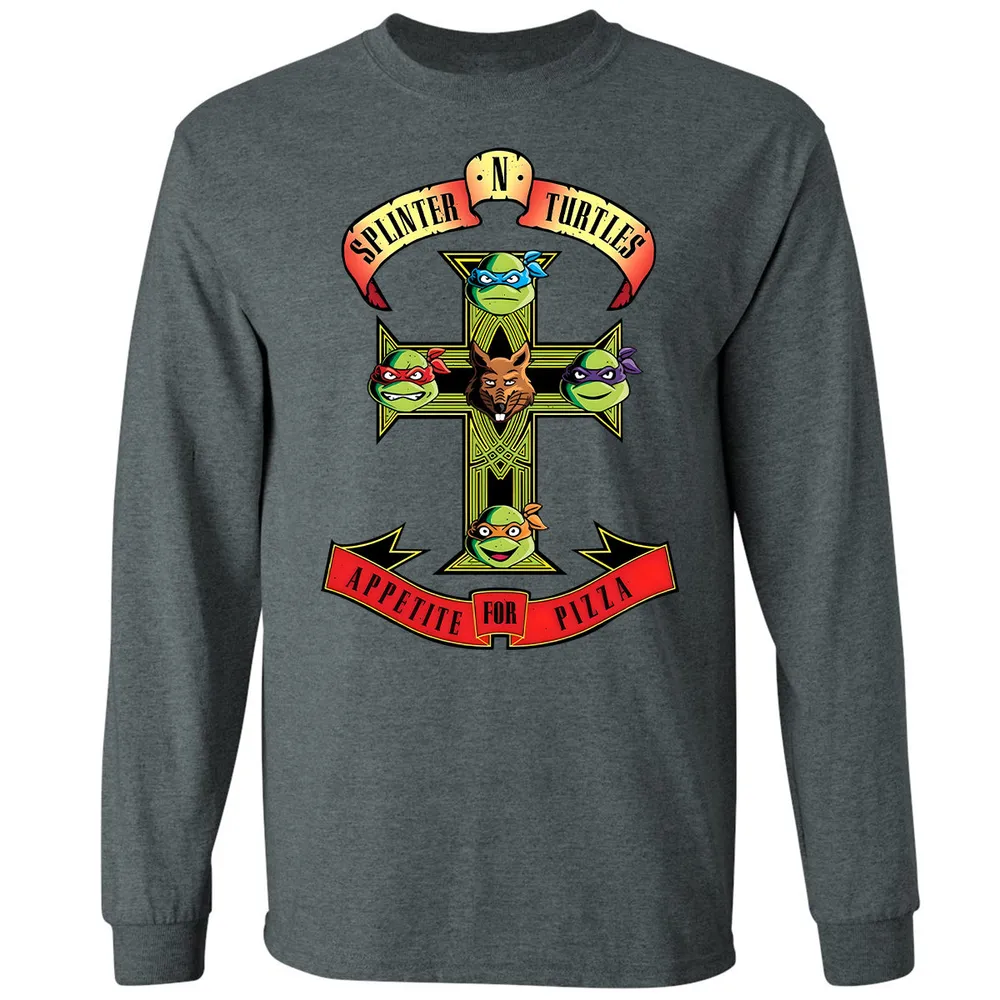Long Sleeve T-Shirt - P5DT8JWJ - Dark Heather - 15