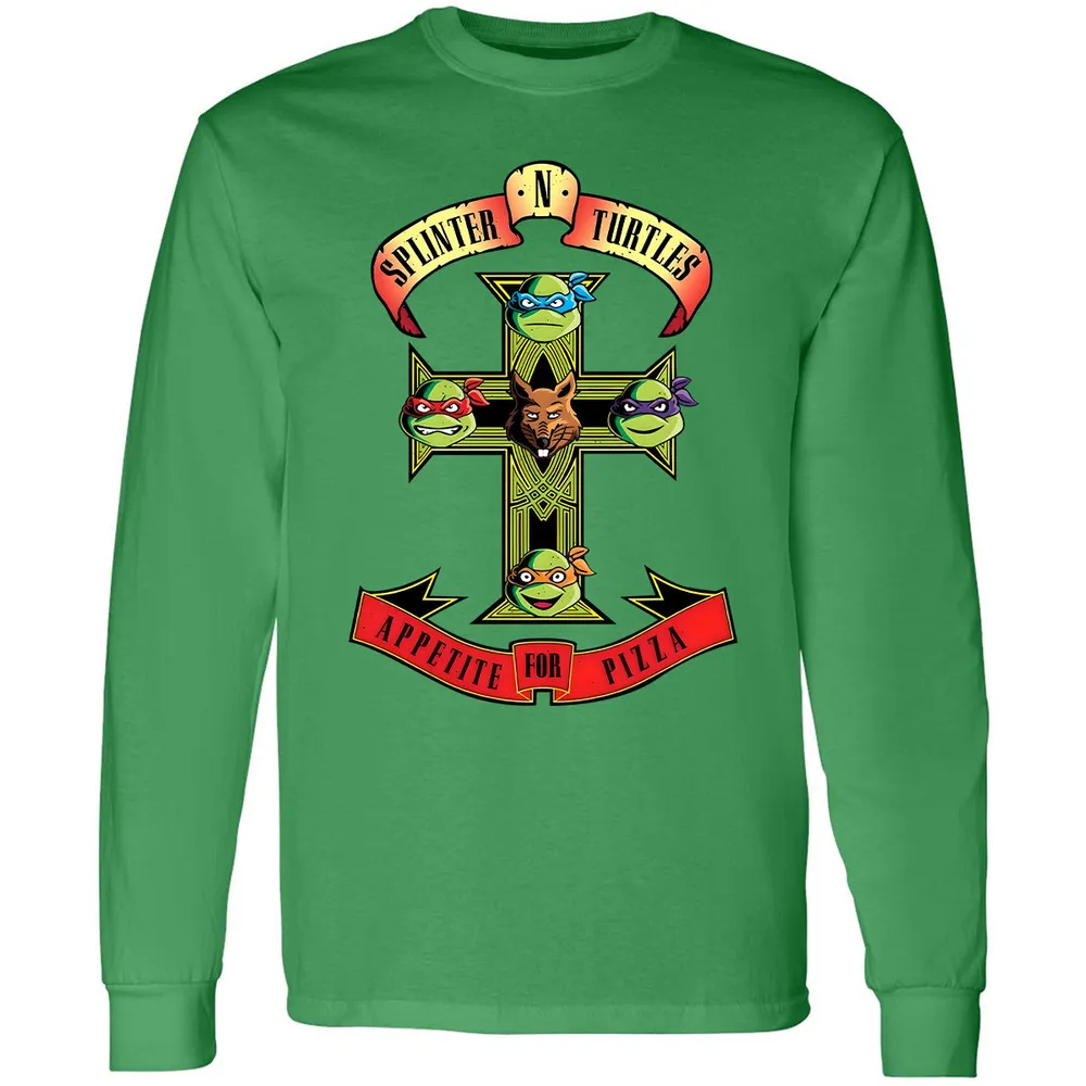 Long Sleeve T-Shirt - P5DT8JWJ - Irish Green - 10