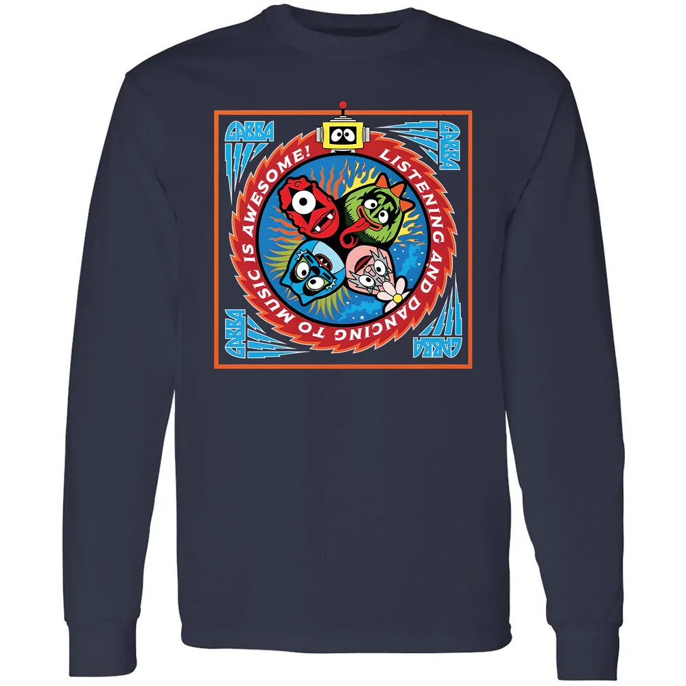 Long Sleeve T-Shirt - Black - Navy - 2