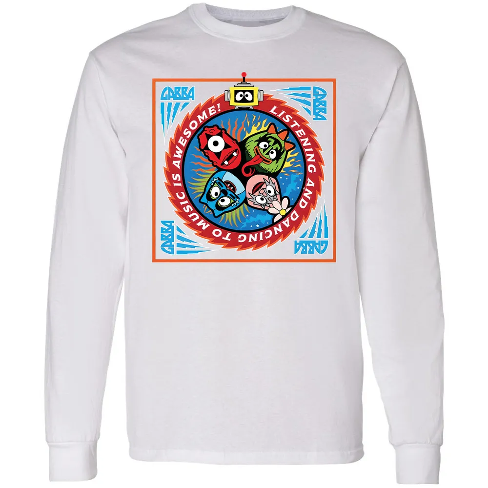 Long Sleeve T-Shirt - Black - White - 5
