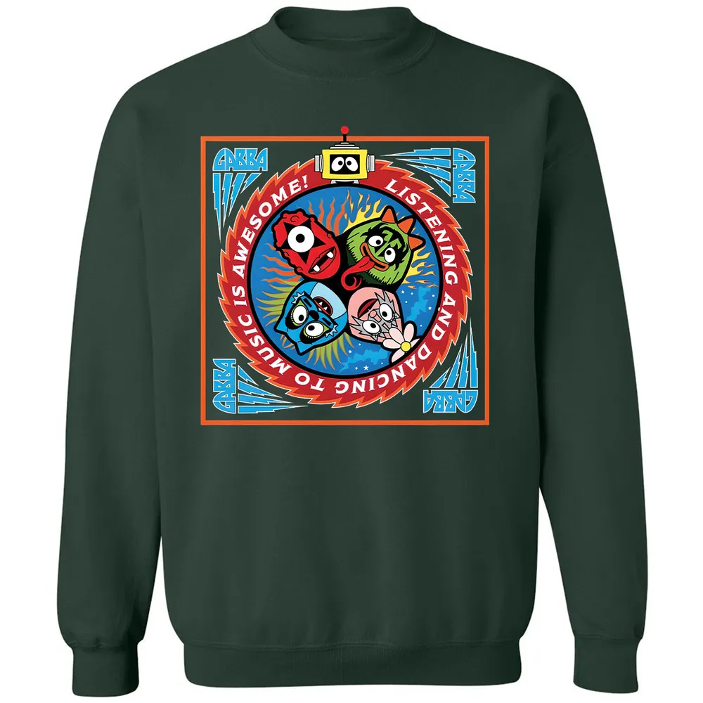Listening and Dancing Yo Gabba Gabba! - Forest Green - 4