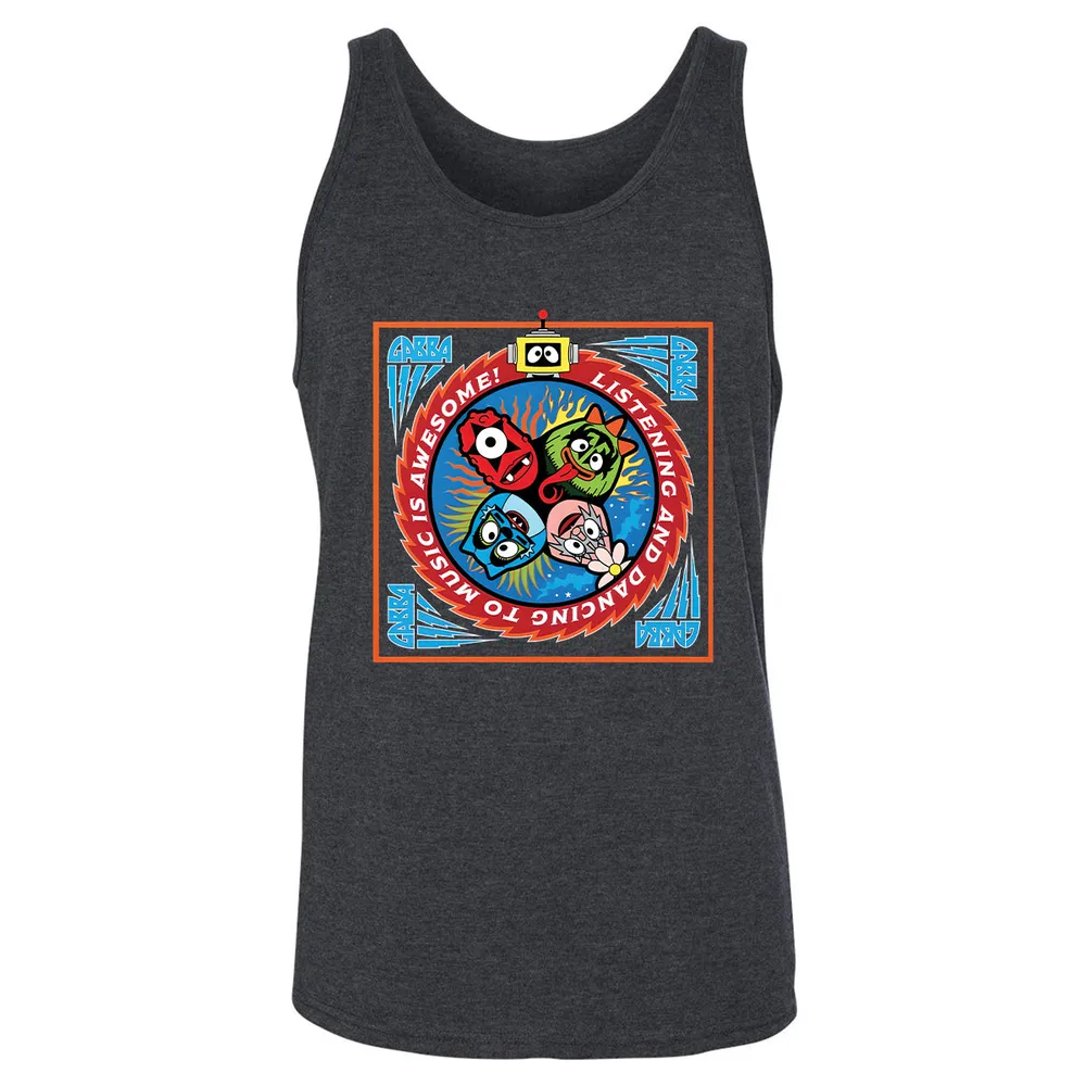 Listening and Dancing Yo Gabba Gabba! - Dark Grey Heather - 6