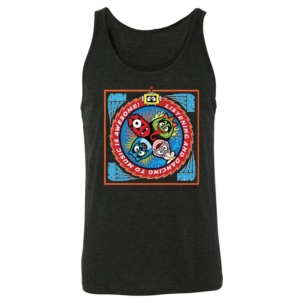 Listening and Dancing Yo Gabba Gabba! - Charcoal Black Triblend - 5
