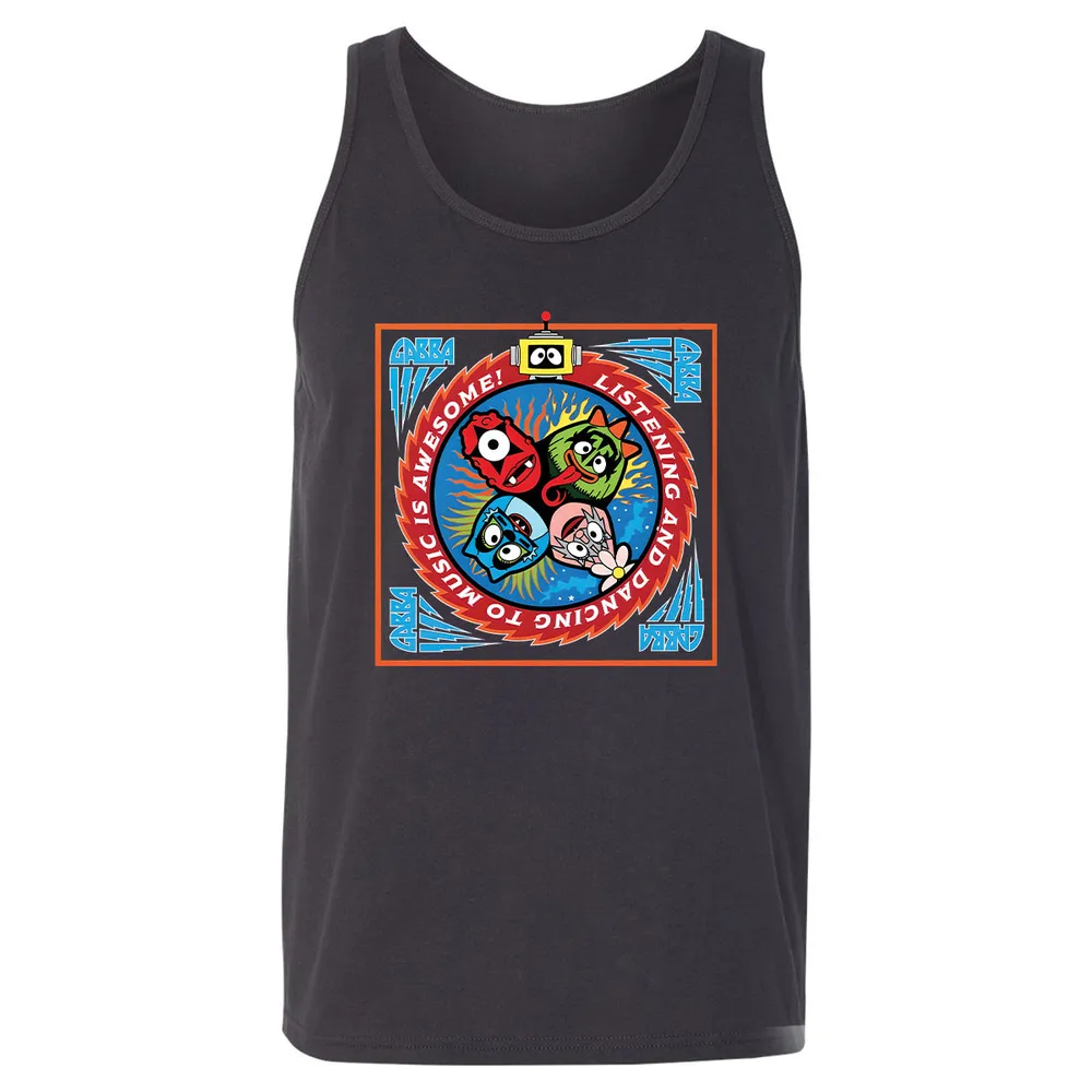 Listening and Dancing Yo Gabba Gabba! - Dark Grey - 7