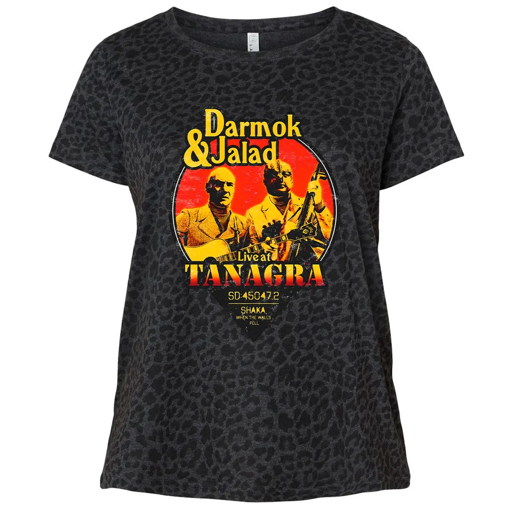 Ladies Curvy Jersey - NQRRS8WZ - Black Leopard - 11