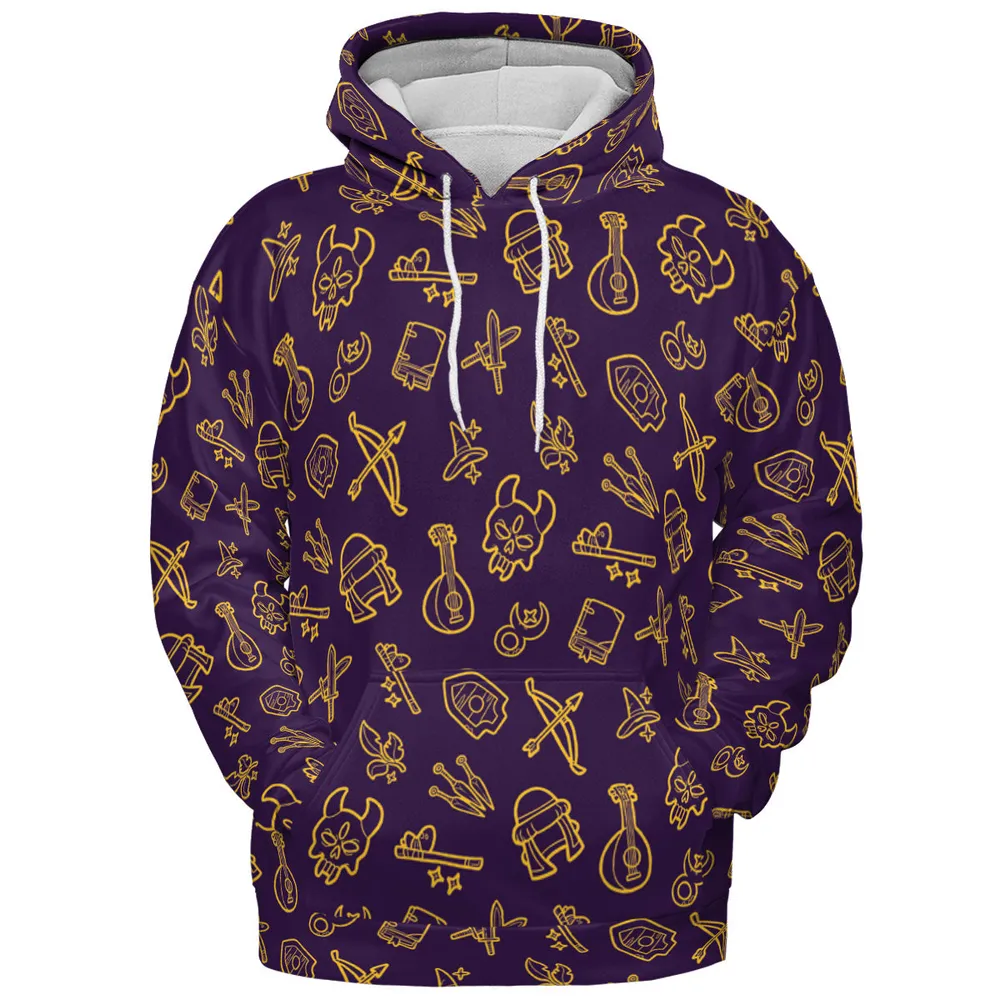 Base Classes All-over Print Hoodie - 2
