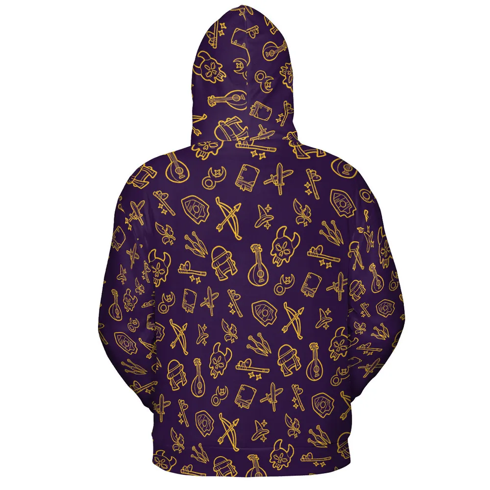 Base Classes All-over Print Hoodie - 4