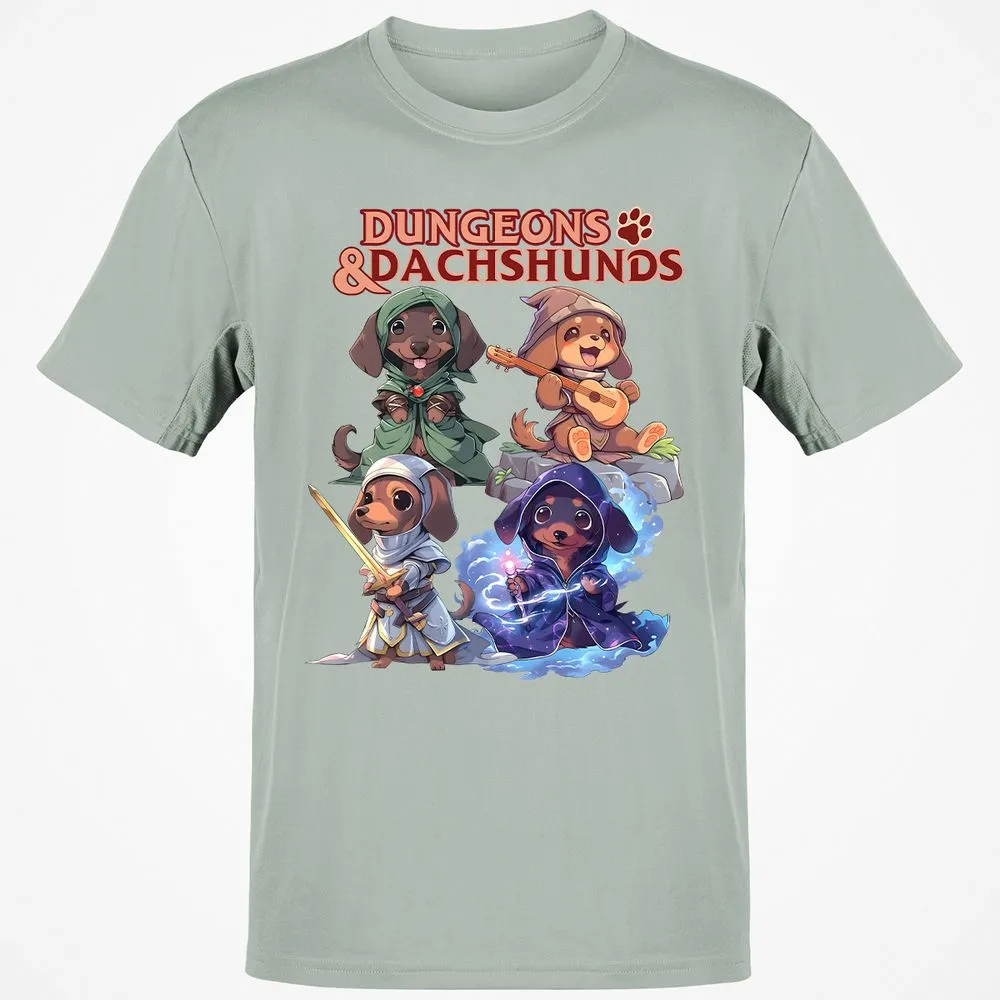 Dungeons & Dachshunds T-Shirt - Ash - 2