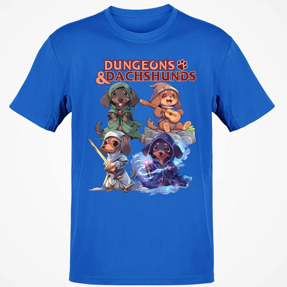 Dungeons & Dachshunds T-Shirt - Royal - 11