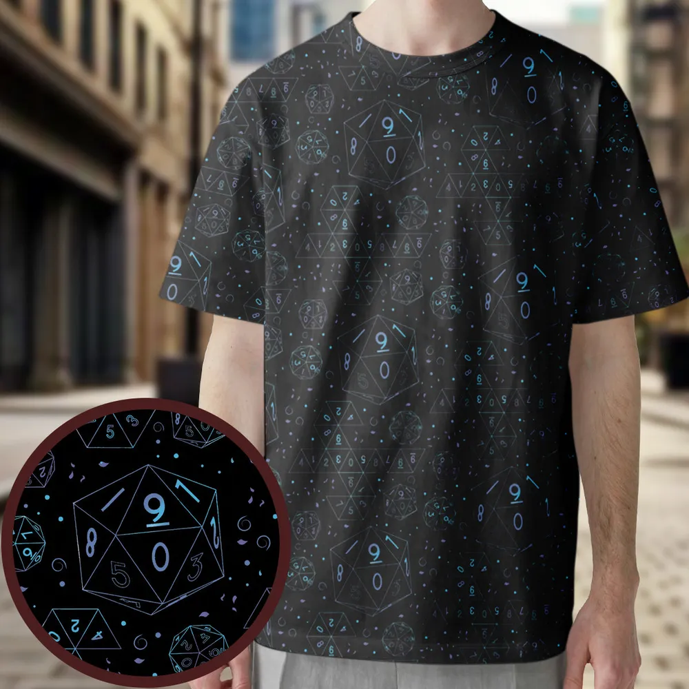 RPG Dice Engineering All-Over Print Unisex T-Shirt - 1