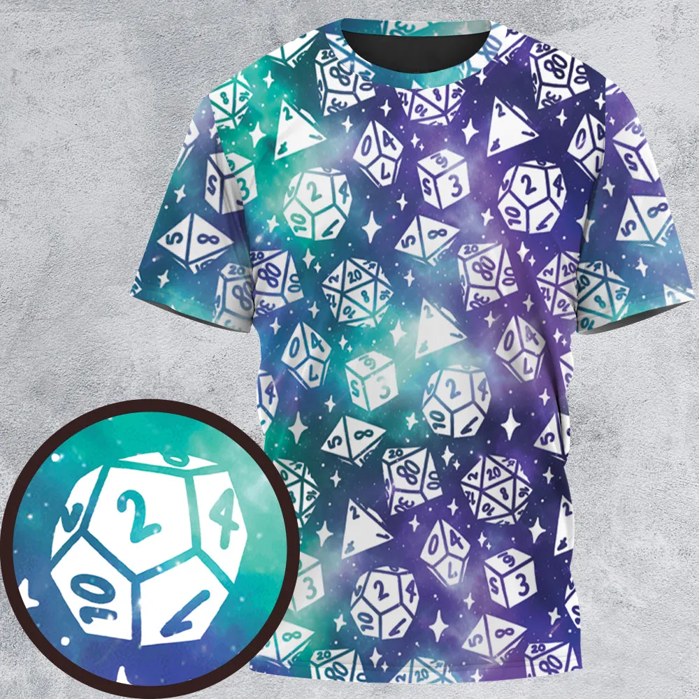 Gamer D20 Dice All-Over Print Unisex T-Shirt - 2