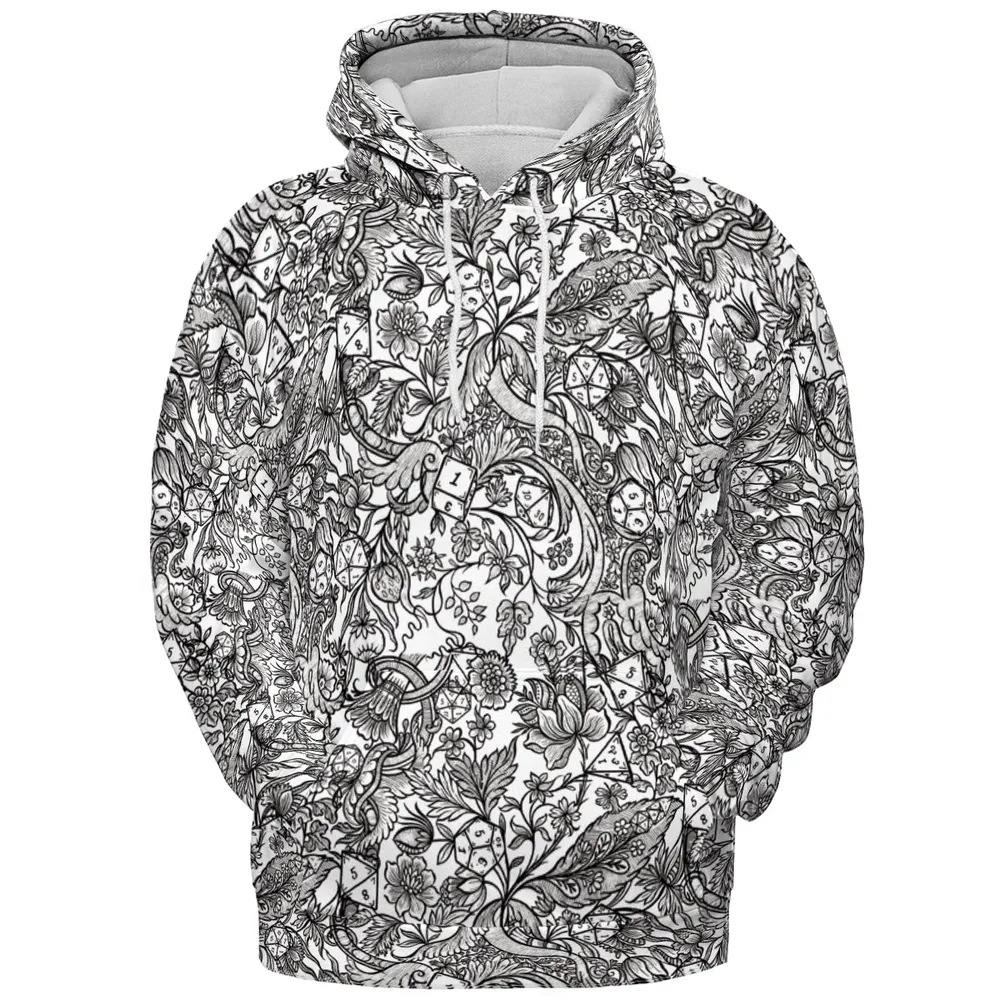Fantasy Flower Dice All-over Print Hoodie - 2