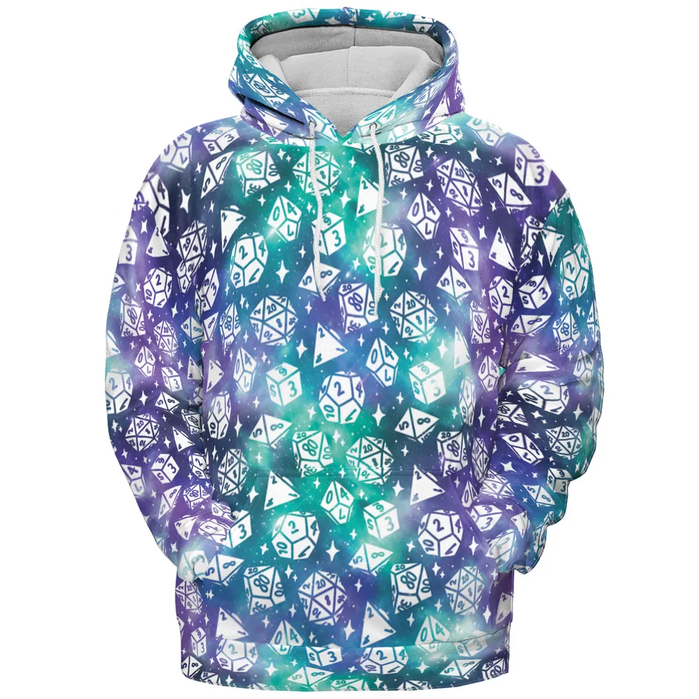 Gamer D20 Dice All-over Print Hoodie - 2