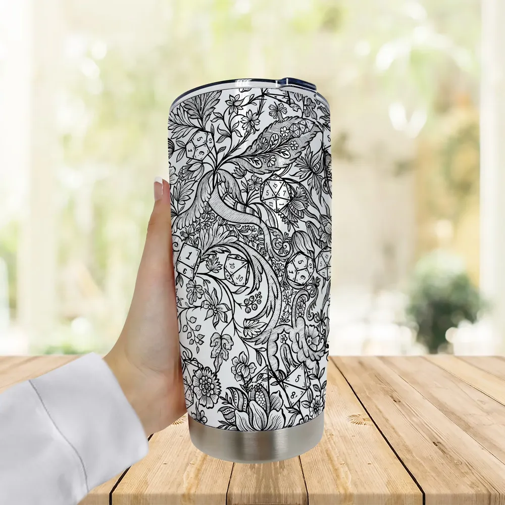 Fantasy Flower Dice Tumbler - 2