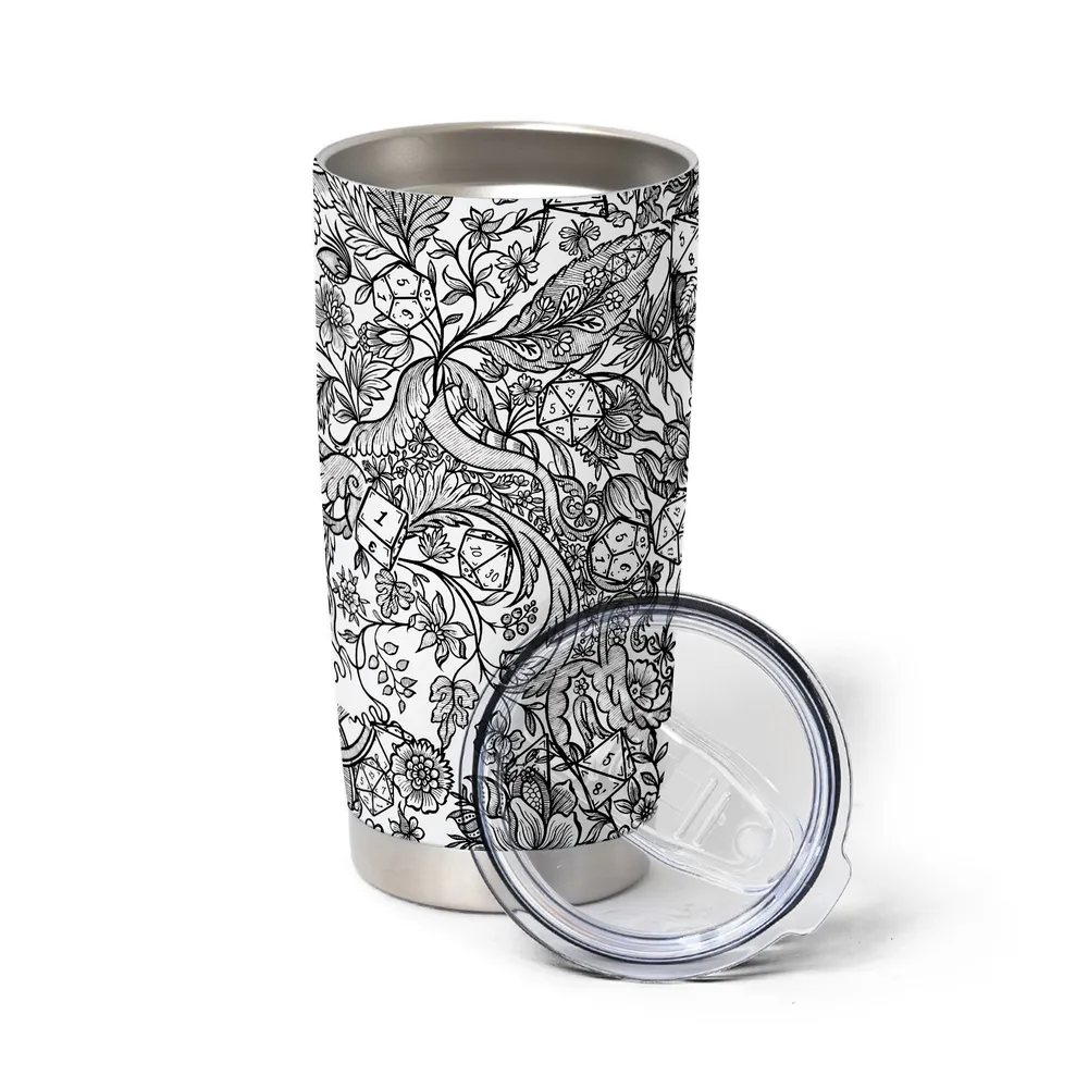 Fantasy Flower Dice Tumbler - 7