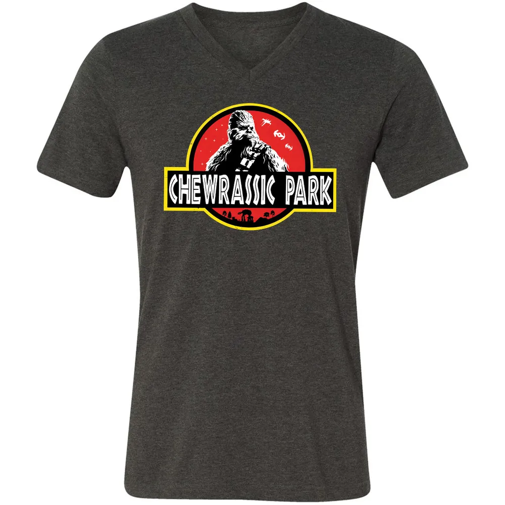 Unisex V-Neck T-Shirt - SQB3SM22 - Dark Grey Heather - 8