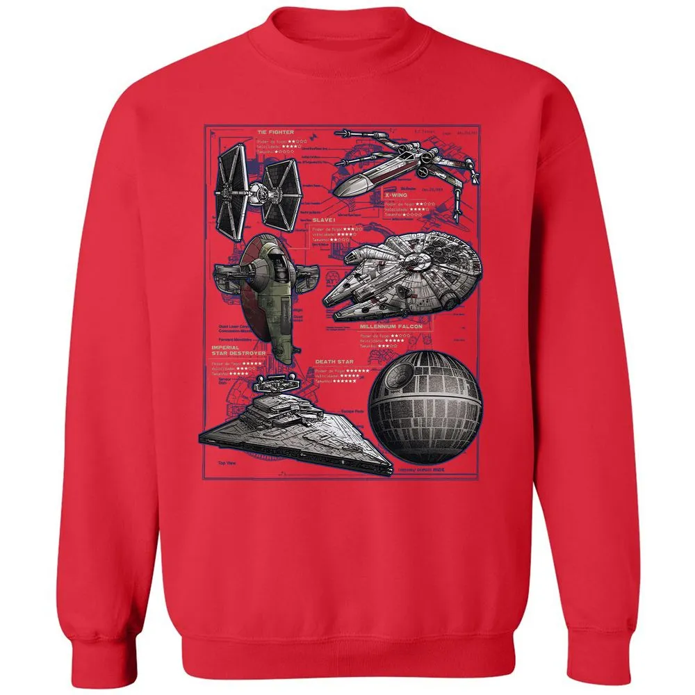 Classic Unisex Sweatshirt - PAE2F5H2 - Red - 5