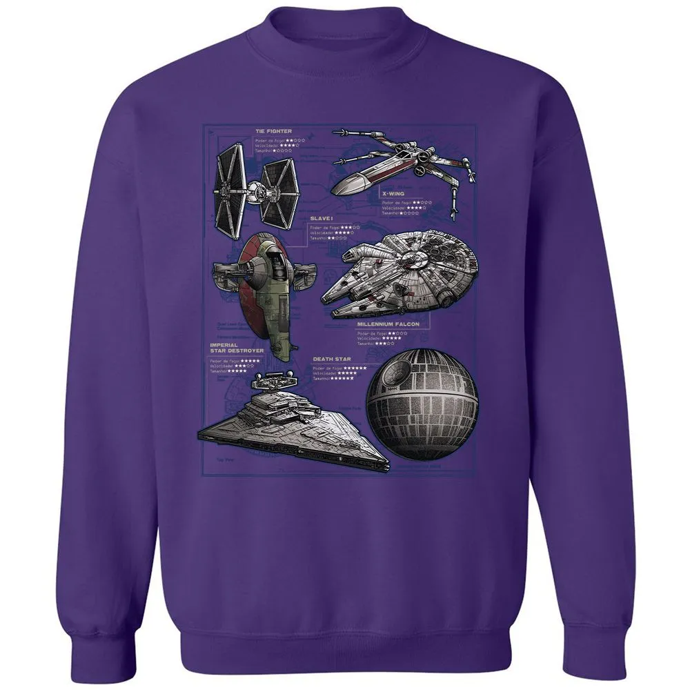 Classic Unisex Sweatshirt - PAE2F5H2 - Purple - 6