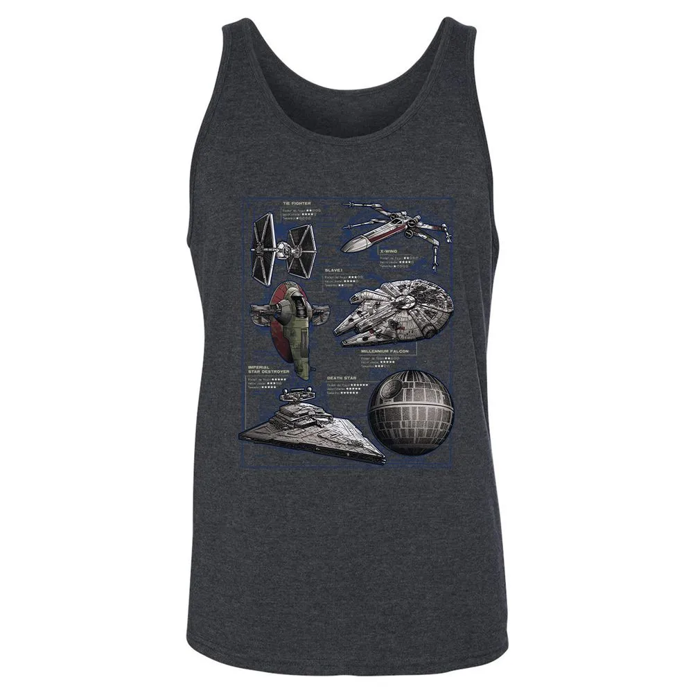 Unisex Jersey Tank - 18MW4JUB - Dark Grey Heather - 6