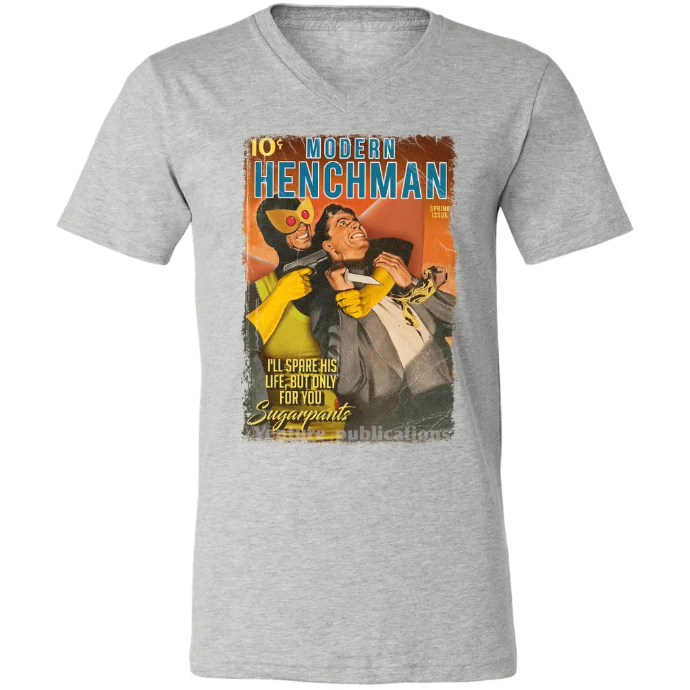 Unisex V-Neck T-Shirt - H5RFJCXN - Athletic Heather - 7