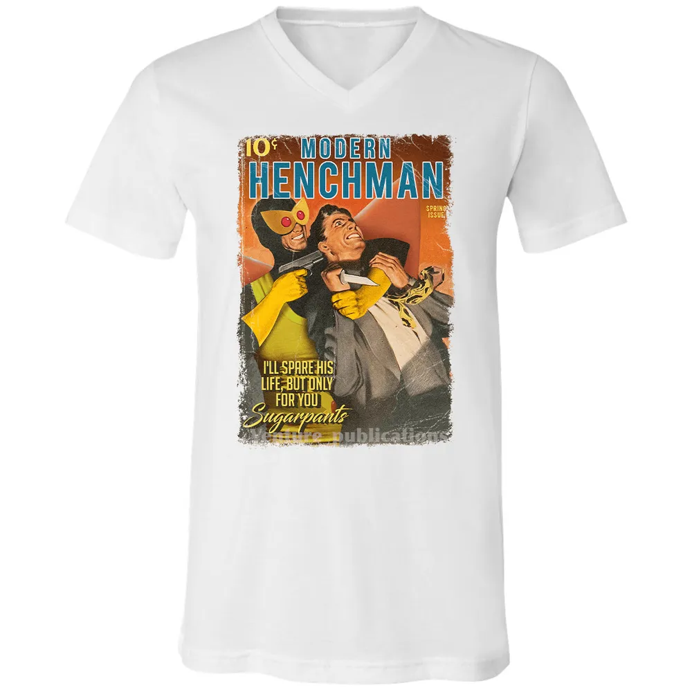 Unisex V-Neck T-Shirt - H5RFJCXN - White - 5