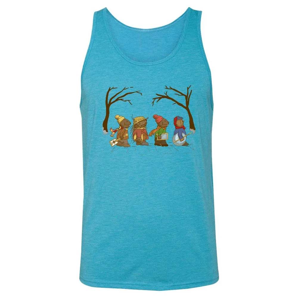 Unisex Jersey Tank - UL8P14GD - Aqua Triblend - 3