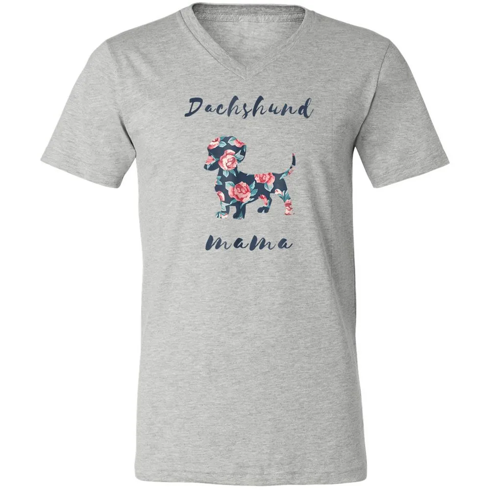 Unisex V-Neck T-Shirt - 9GVVSUQJ - Athletic Heather - 7