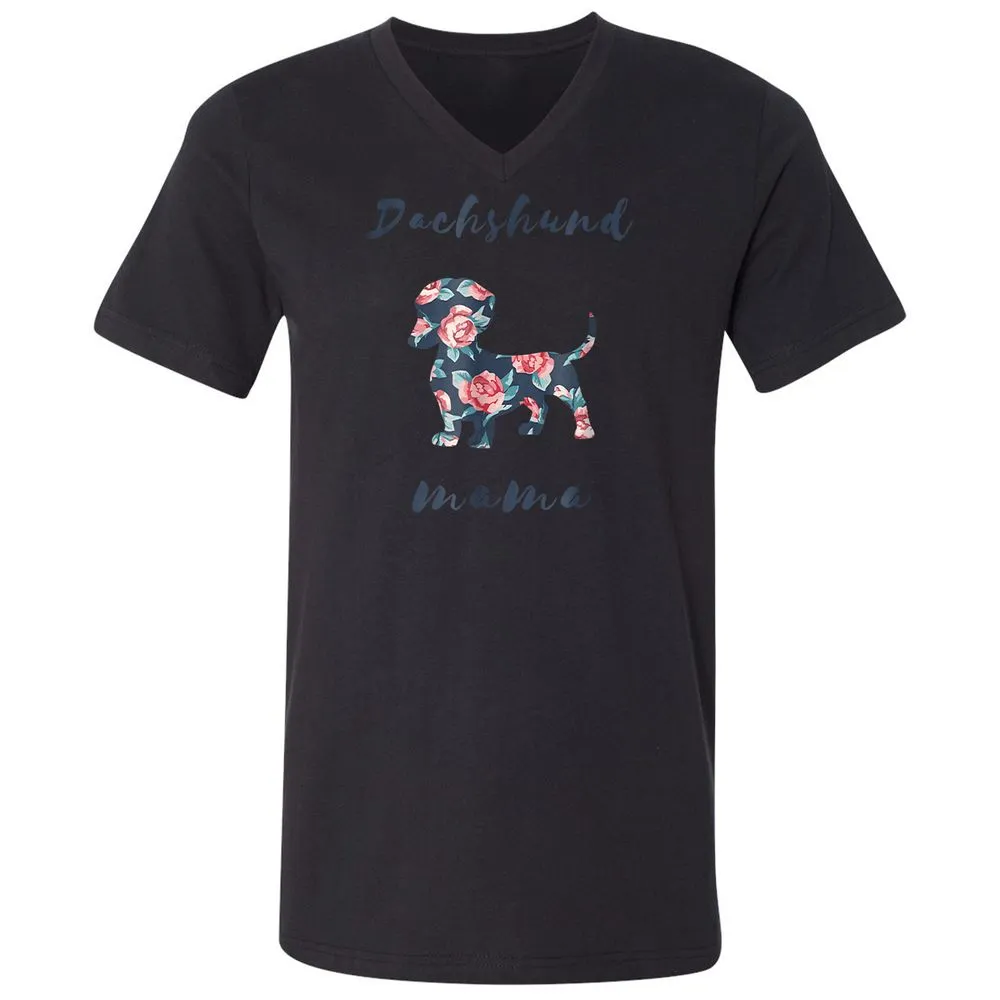 Unisex V-Neck T-Shirt - 9GVVSUQJ - Black - 16