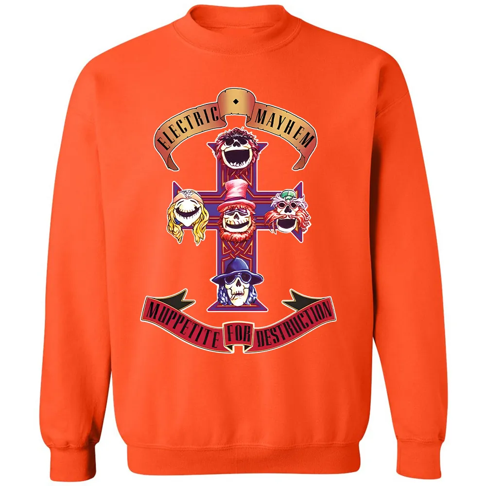 Classic Unisex Sweatshirt - QSDGEVQT - Orange - 10