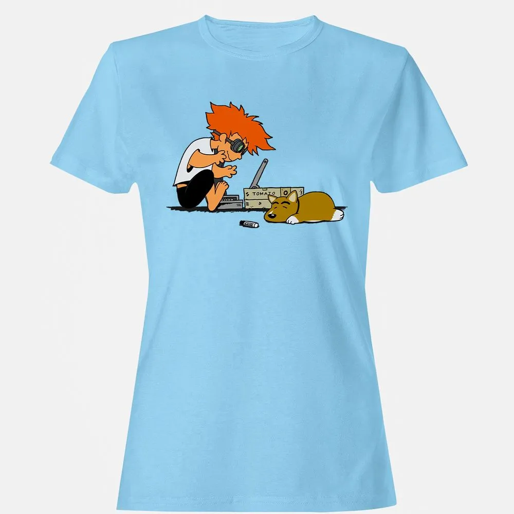 Women's T-Shirt - LX6C7821 - Light Blue - 8