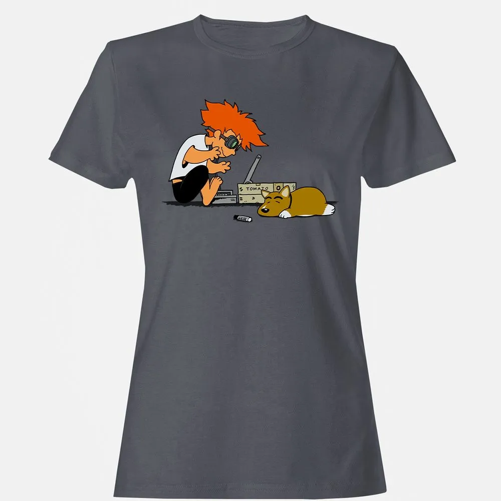 Women's T-Shirt - LX6C7821 - Dark Heather - 5