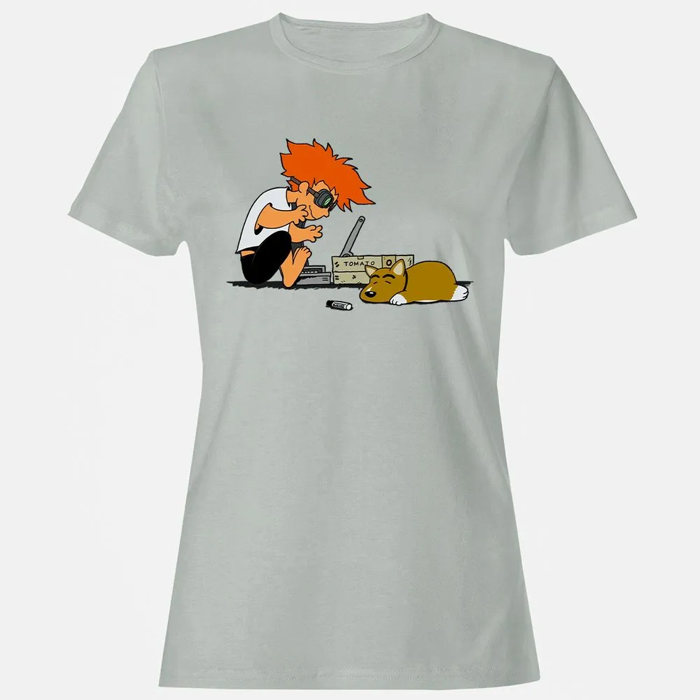 Women's T-Shirt - LX6C7821 - Ash - 2