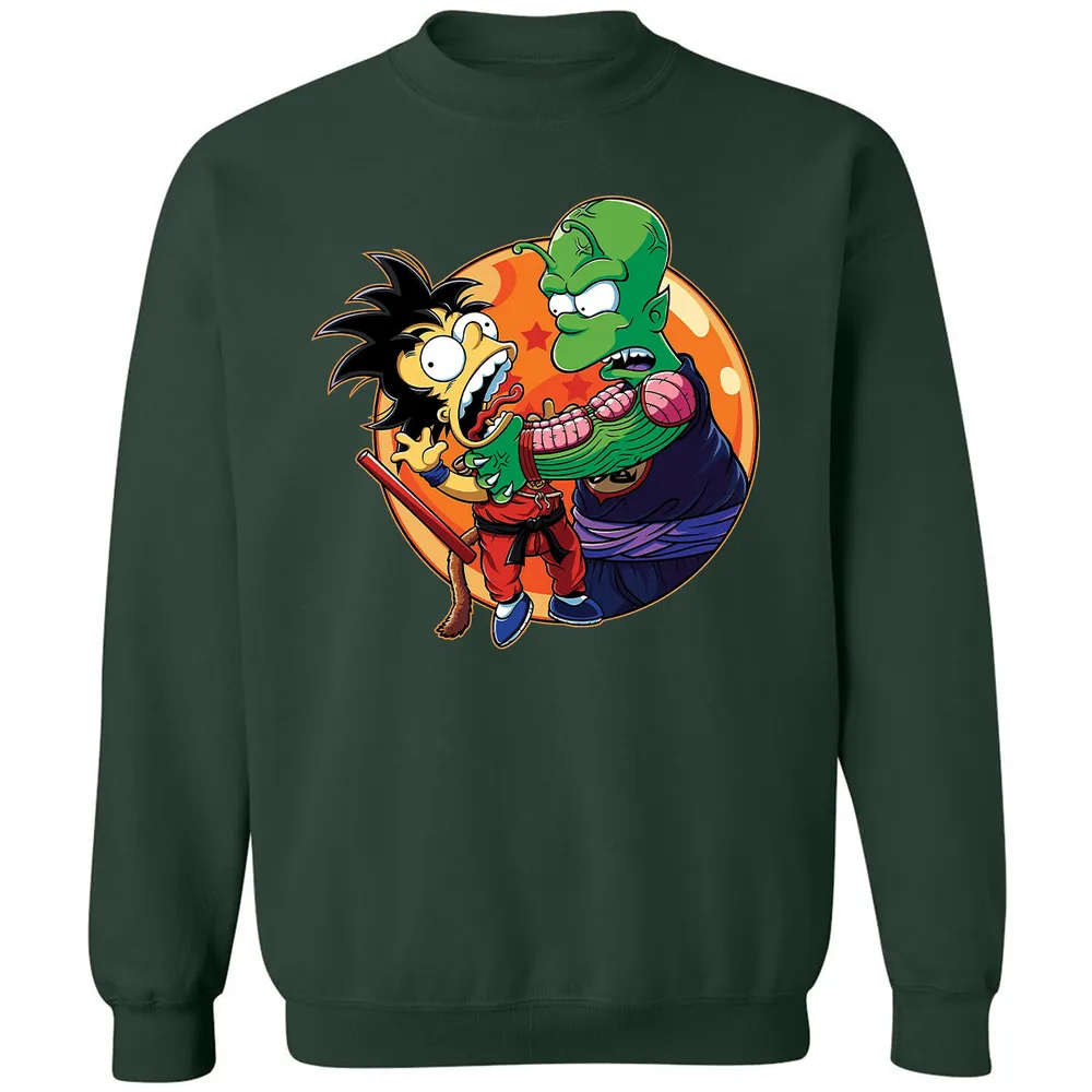 Classic Unisex Sweatshirt - AE9Q5X1D - Forest Green - 4